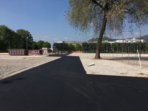 Nuovo collegamento ciclopedonale tra la fermata della metropolitana e Poliambulanza.