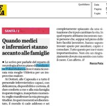 Quando medici e infermieri stanno accanto alle famiglie