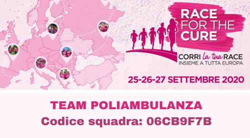 25-26-27 Settembre - Race for the Cure 2020. Partecipa con la squadra 