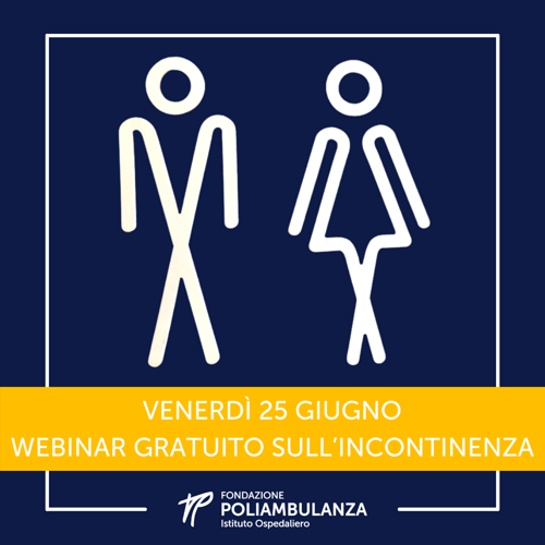 Venerdì 25 giugno: webinar gratuito sull’incontinenza 