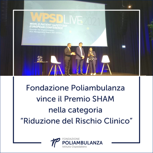 Fondazione Poliambulanza vince il Premio Sham nella categoria “Riduzione del Rischio Clinico”