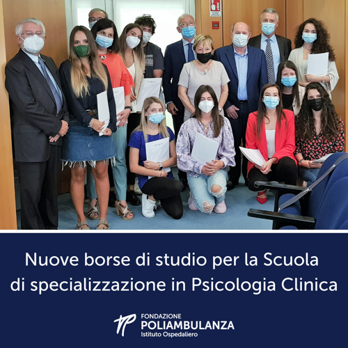 Poliambulanza rafforza la collaborazione con la Cattolica. Nuove borse di studio per la Scuola di specializzazione in Psicologia clinica.