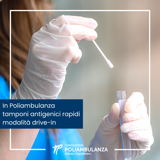 Al drive-in di Poliambulanza i tamponi antigenici rapidi di terza generazione 