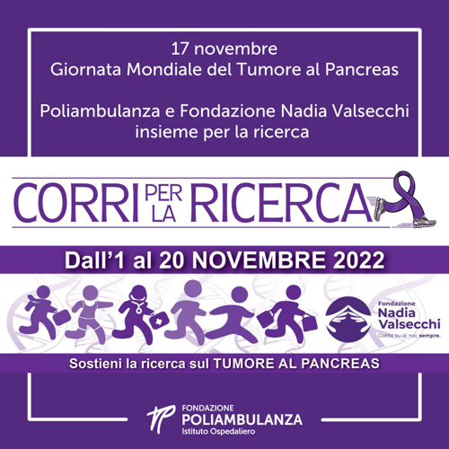 17 novembre: Giornata Mondiale del Tumore al Pancreas. Poliambulanza e Fondazione Nadia Valsecchi insieme per la ricerca