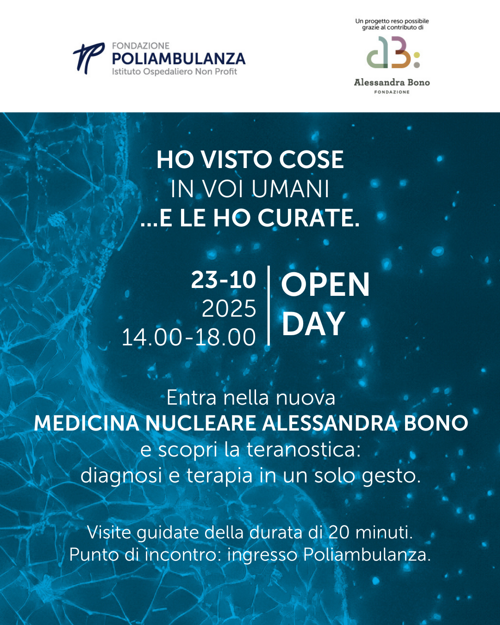 23 ottobre: Open Day in Poliambulanza, visita alla nuova Medicina Nucleare Alessandra Bono