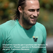 Operato in Poliambulanza il portiere del Venezia FC Alessandro Plizzari: intervento riuscito dal prof. Benazzo