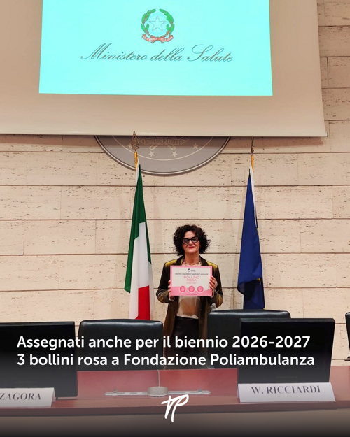 Assegnati anche per il biennio 2026-2027 3 Bollini Rosa a Fondazione Poliambulanza