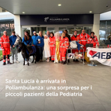 Santa Lucia è arrivata in Poliambulanza: una sorpresa per i piccoli pazienti della Pediatria