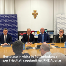 Bertolaso in visita in Poliambulanza. Riconoscimento per i risultati raggiunti nel PNE Agenas
