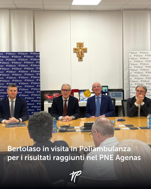 Bertolaso in visita in Poliambulanza. Riconoscimento per i risultati raggiunti nel PNE Agenas