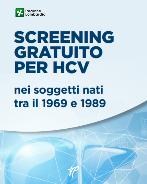 Sei nato tra il 1969 e il 1989 e non sei mai stato curato per l’Epatice C? Ti aspettiamo per effettuare lo screening gratuito nei nostri punti prelievo