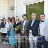 La Console Generale d’Irlanda a Brescia per il programma “Nati per leggere”: anche Poliambulanza presente con il progetto di lettura della TIN
