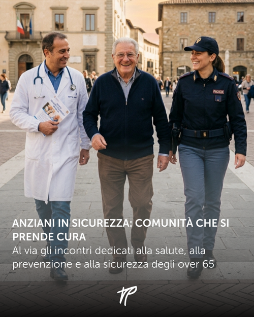 Anziani in Sicurezza: al via gli incontri dedicati alla salute, alla prevenzione e alla sicurezza degli over 65