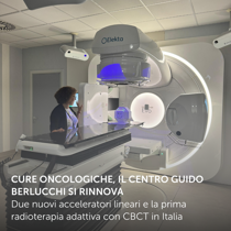 Cure oncologiche, il Centro Guido Berlucchi si rinnova: due nuovi acceleratori lineari e la prima radioterapia adattiva con CBCT in Italia