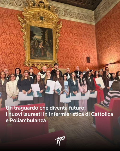 Un traguardo che diventa futuro: i nuovi laureati in Infermieristica di Cattolica e Poliambulanza