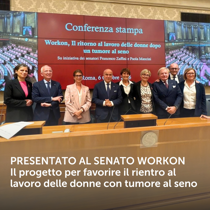 Workon per favorire il rientro al lavoro delle donne con tumore al seno