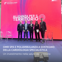 OMR Spa e Poliambulanza a sostegno della Cardiologia Specialistica: quando impresa e sanità fanno rete, un investimento nella salute del territorio