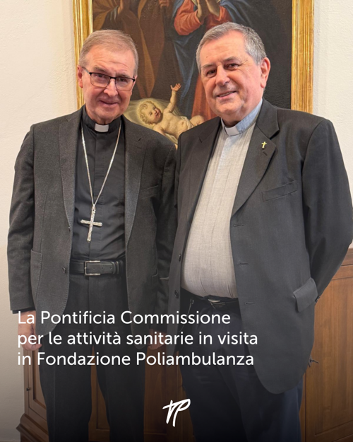 La Pontificia Commissione per le attività sanitarie in visita in Fondazione Poliambulanza