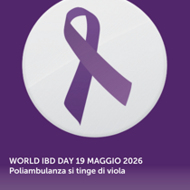 9 maggio World IBD Day: Poliambulanza si tinge di viola per sensibilizzare sulle IBD