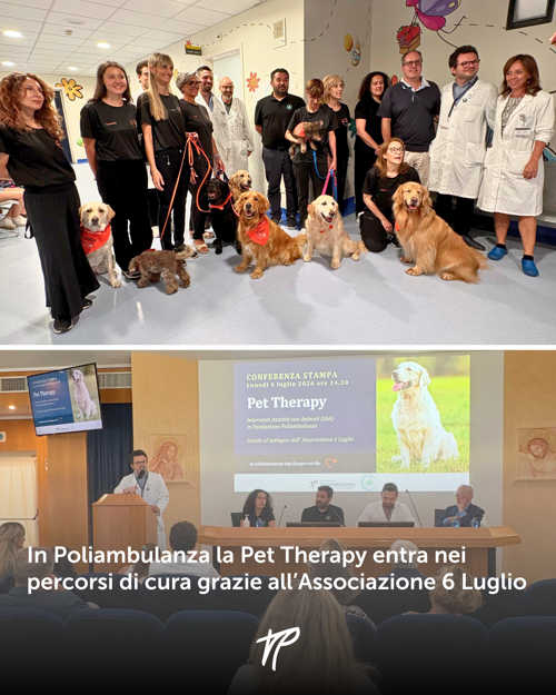 In Poliambulanza la Pet Therapy entra nei percorsi di cura grazie all’Associazione 6 Luglio