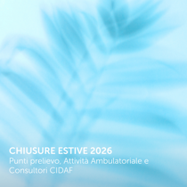 Le chiusure estive del 2026