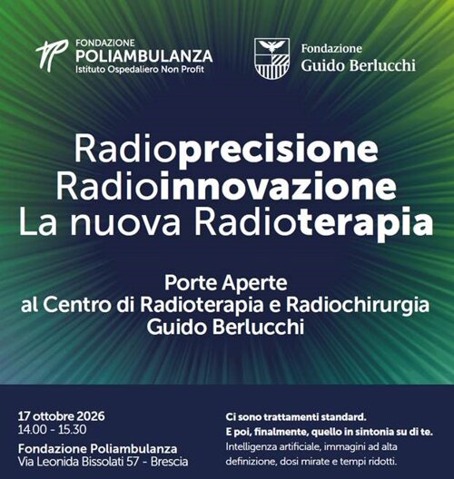 17 ottobre Poliambulanza apre le porte del Centro di Radioterapia e Radiochirurgia Guido Berlucchi